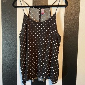 Polka dot plus tank